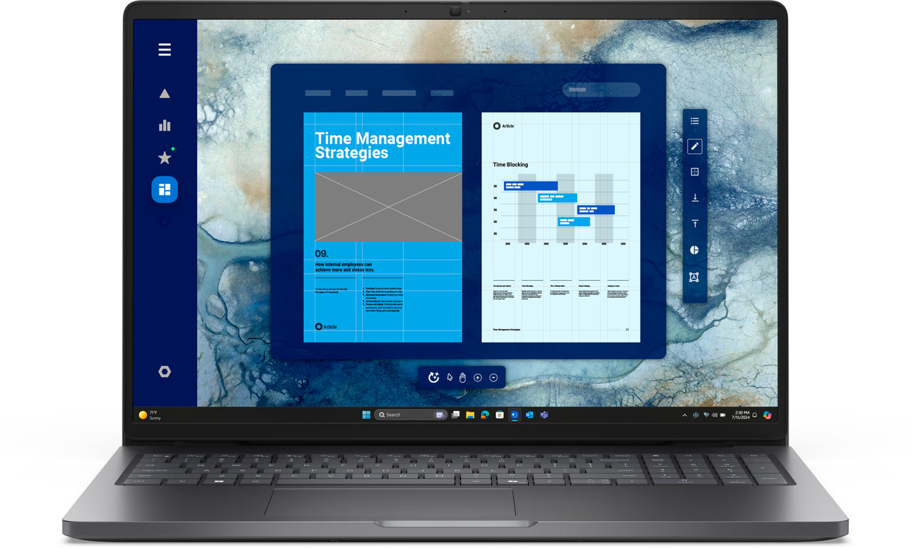 Notebook Dell Pro 16" FHD, i5-1345U, 16GB, SSD M.2 512GB, Win 11 Pro, 210-BRNR-NBP1602