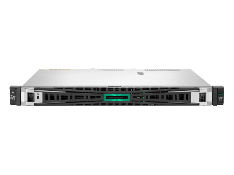Servidor HPE ProLiant DL20 Gen11 Rack, Xeon Silver 6333P (6C), 2x 16GB, 2x SSD 480GB, 1x 500W, Sem S.O, P85476-205