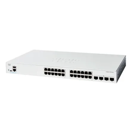 Switch Cisco Catalyst 1300 24 Portas Gigabit PoE, 4x 1G SFP Uplink, C1300-24P-4G