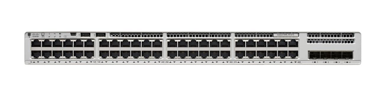 Switch Cisco Catalyst 9200L 48 Portas Gigabit, 4x 1G Uplink, Network Essentials, C9200L-48T-4G-E
