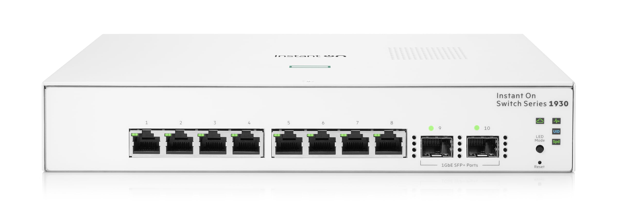 Switch Aruba Instant On 1930 8G 2SFP, Gerenciável, 8 Portas Gigabit, 2 Portas SFP, JL680A