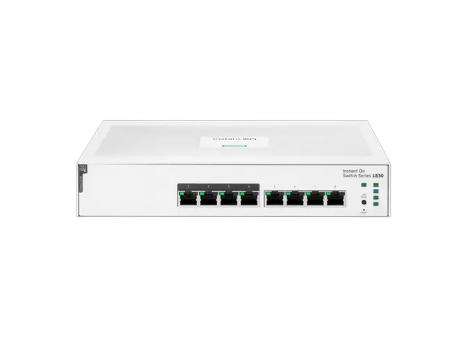 Switch Aruba Instant On 1930 8G PoE+ 2SFP 124W, Gerenciável, 8 Portas Gigabit, 2 Portas SFP, JL681A