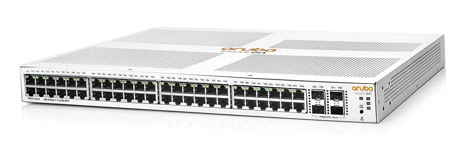 Switch Aruba Instant On 1930 48G 4SFP+, Gerenciável, 48 Portas Gigabit, 4 Portas SFP+ 1/10GbE, JL685A