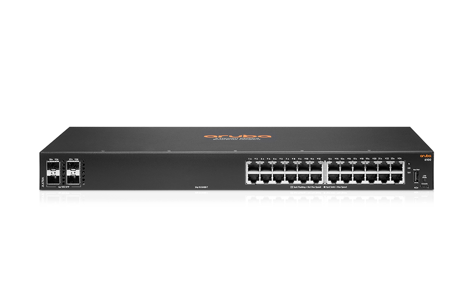 Switch ARUBA 6100, 24G, CL4, 4SFP+, JL677A