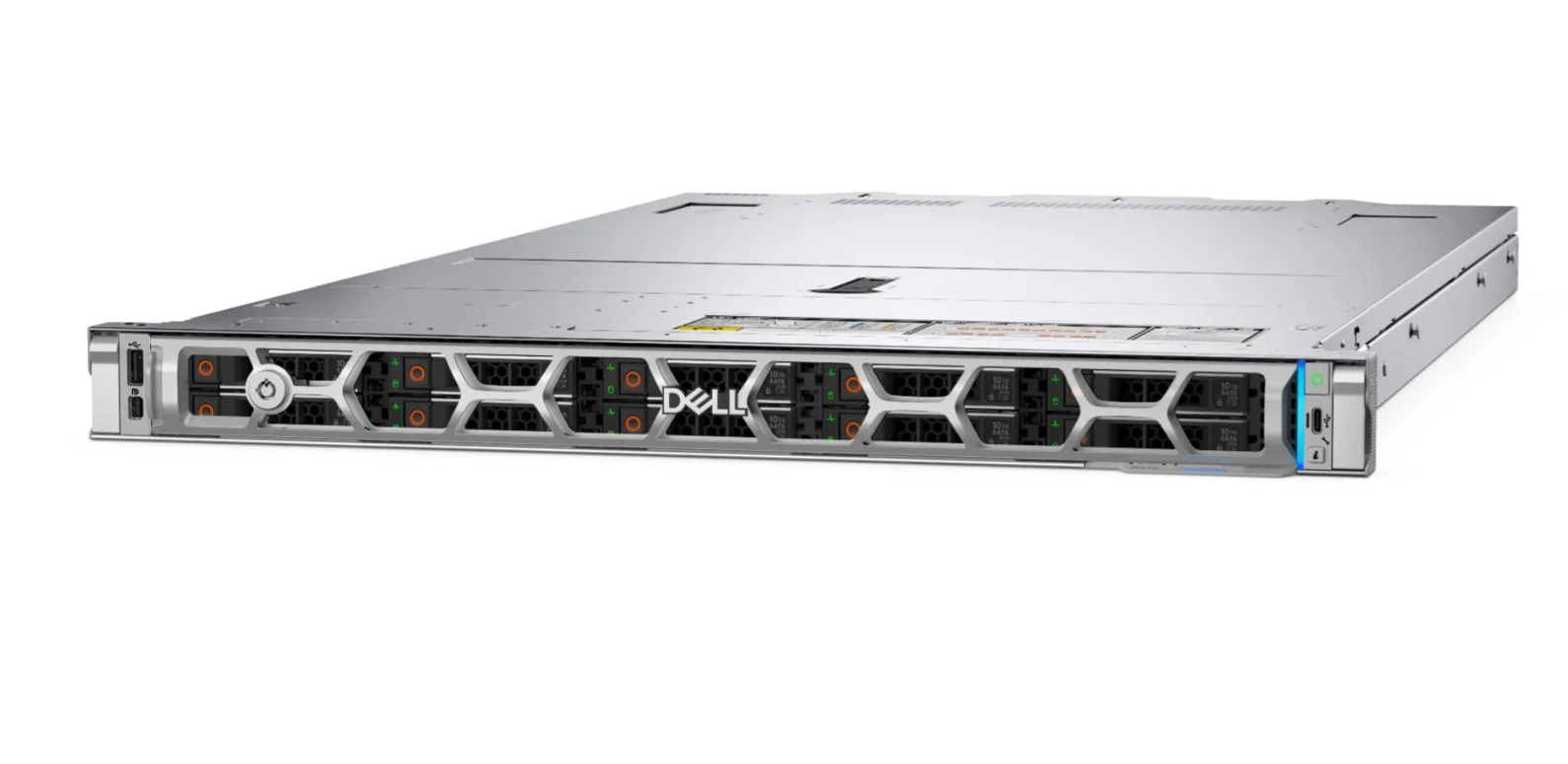Servidor Dell PowerEdge R470 E, Xeon 6 6507P (8C), 128GB, 1x SSD 480GB, Sem S.O, 210-BNXV-R470E-8C128