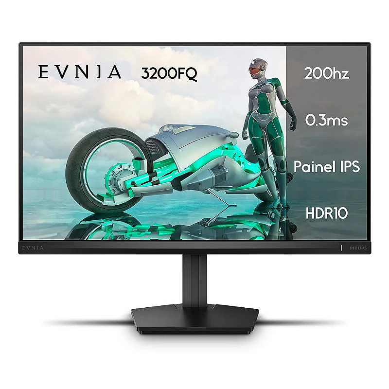 Monitor Philips Evnia 3200FQ 27" QHD, IPS, 200Hz, 0,3ms, HDMI / DisplayPort, VESA, 27M2N3200FQ