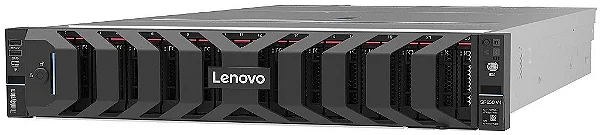 Servidor Lenovo ThinkSystem SR650 V4, Xeon 6505P (12C), 32GB, 2X 2.4TB SAS, 2X 1300W, Sem S.O, 7DGDA03PBR