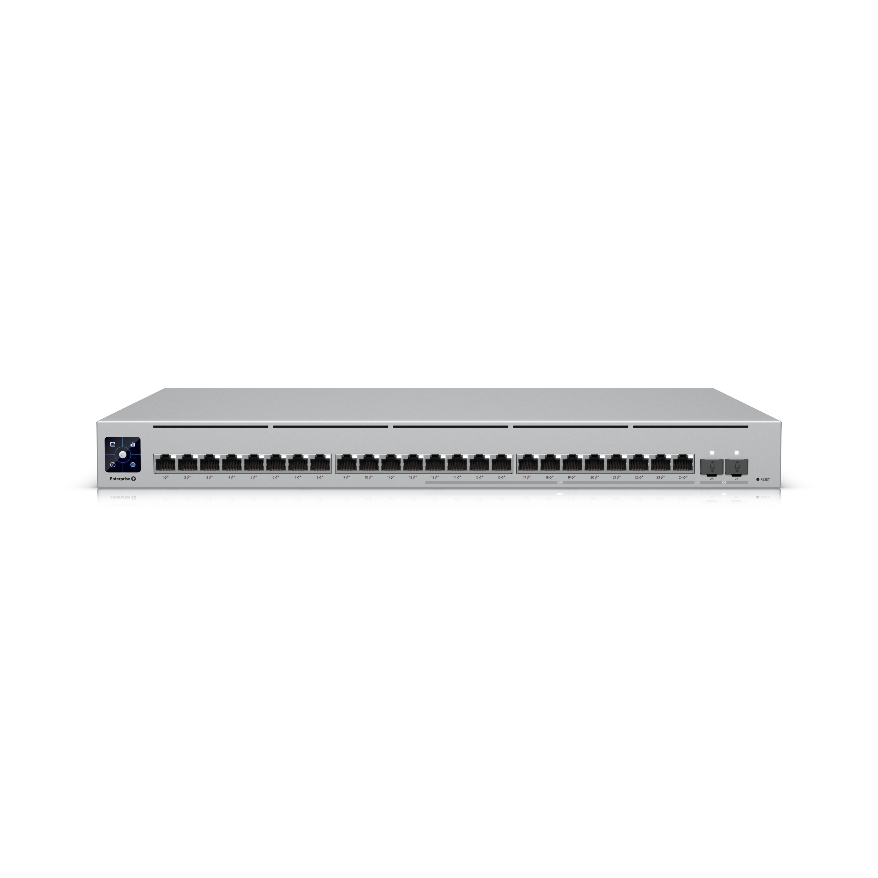 Switch Ubiquiti UniFi Enterprise, 24 Portas Layer 3, 2.5GbE + 10G SFP+, USW-ENTERPRISE-24-POE