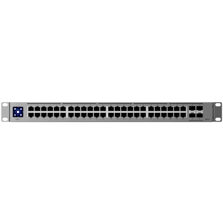 Switch Ubiquiti UniFi Pro, 48 Portas Gigabit + 4 SFP+ 10GbE Layer 3, USW-PRO-48-BR