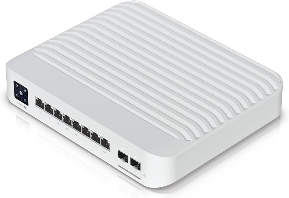 Switch Ubiquiti UniFi Pro, 8 Portas Gigabit + 2 SFP+ 10GbE Layer 3, USW-PRO-8-POE